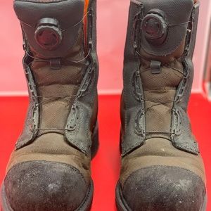 Redwing, steel toe, waterproof work boots